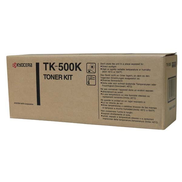 Kyocera oryginalny toner TK500K, black, 8000s, gwarancja pieczęci Janus, Kyocera FS-C5016N, O