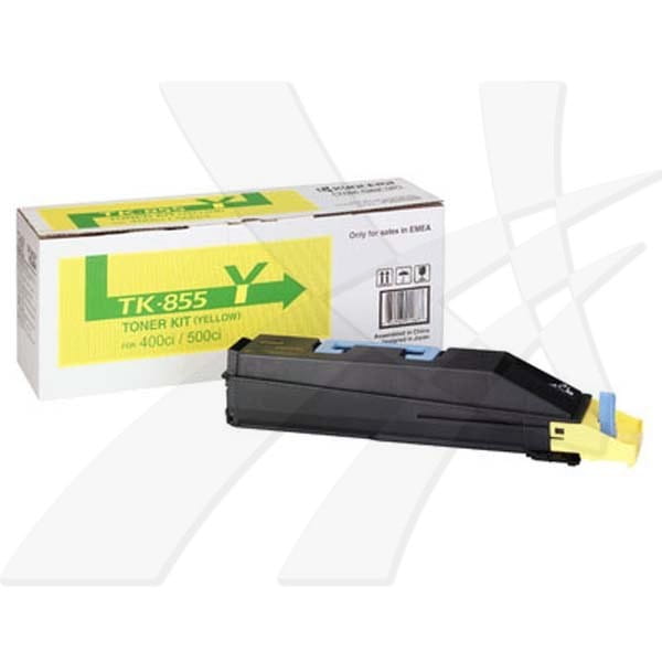 Kyocera oryginalny toner TK855Y, yellow, 18000s, 1T02H7AEU0, Kyocera TASKalfa 400, 500, ci, O