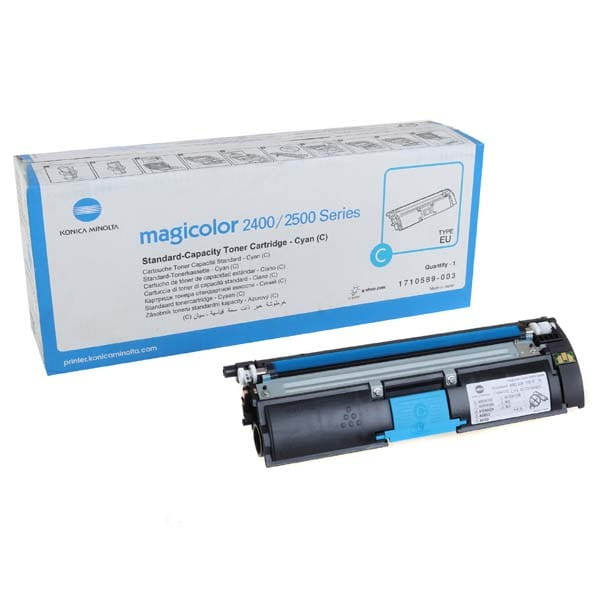Konica Minolta oryginalny toner A00W331, cyan, 1500s, 1710-5890-03, z hologramem, Konica Minolta Magic Color 2400, 2430, 2450, O