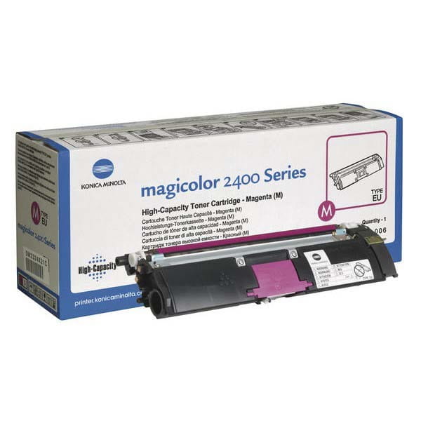 Konica Minolta oryginalny toner A00W232, magenta, 4500s, 1710-5890-06, z hologramem, Konica Minolta Magic Color 2400, 2430, 2450,