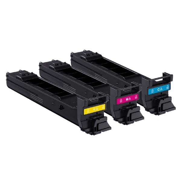 Konica Minolta oryginalny toner A0DKJ52, CMY, 24000 (3x8000)s, value kit, Konica Minolta QMS Magicolor 4600 ,  4650 ,  4690, O
