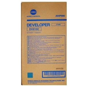 Konica Minolta oryginalny developer A04P900, DV-610C, cyan, 200000s, Konica Minolta Bizhub Pro C6500, C5500, C5001, C6501, O