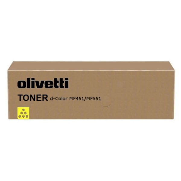 Olivetti oryginalny toner B0819, yellow, 30000s, Olivetti D-COLOR MF 551, O