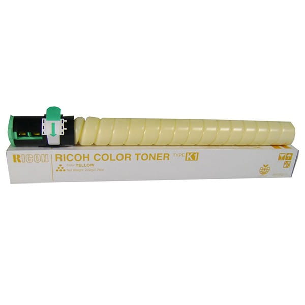Ricoh oryginalny toner 887921, yellow, 8000s, Typ K1, Ricoh Aficio Color, 3006, 4006, 4106, 3506, 4506, 220g, O