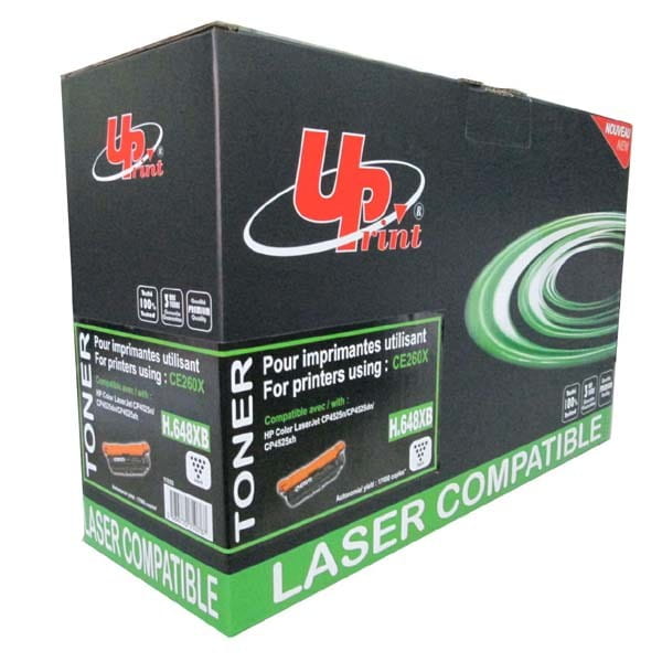 UPrint kompatybilny toner z CE260X, black, 17000s, H.648XB, high capacity, dla HP Color LaserJet CP4525, UPrint