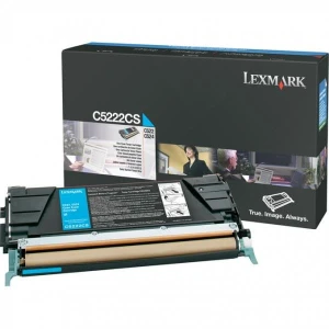 Lexmark oryginalny toner C5222CS, cyan, 3000s