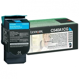Lexmark oryginalny toner C540A1CG, cyan, 1000s, Lexmark C540, X543, X544, X543, X544, O