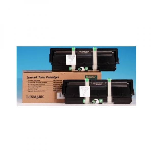 Lexmark oryginalny toner 11A4097, black, 10000 (2x5000)s, Lexmark Optra K1220, 2szt, O