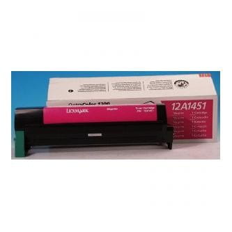 Lexmark oryginalny toner 12A1451, magenta, 6500s, Lexmark Optra Color 1200, O