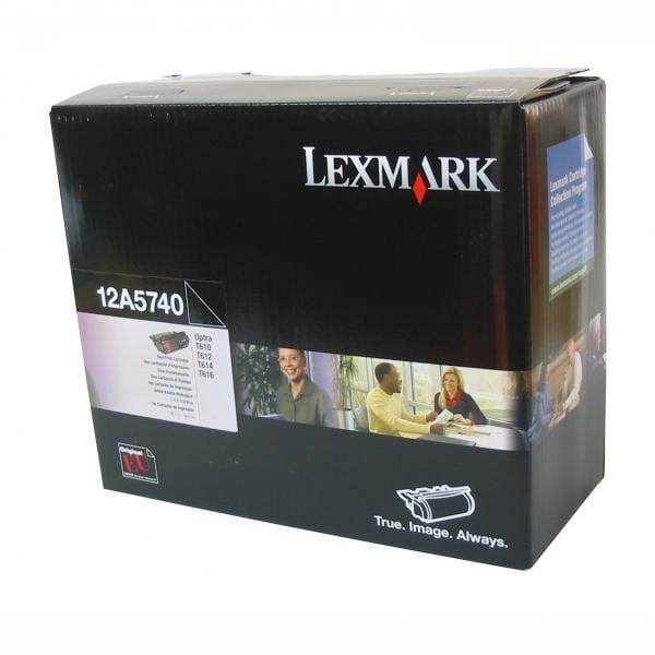 Lexmark oryginalny toner 12A5740, black, 10000s, Lexmark Optra T, T610, T612, T614, T616, O