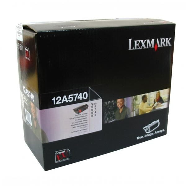 Lexmark oryginalny toner 12A5740, black, 10000s, Lexmark Optra T, T610, T612, T614, T616, O