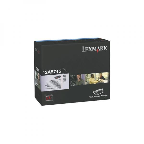 Lexmark oryginalny toner 12A5745, black, 25000s, Lexmark Optra T, T610, T612, T614, T616, O