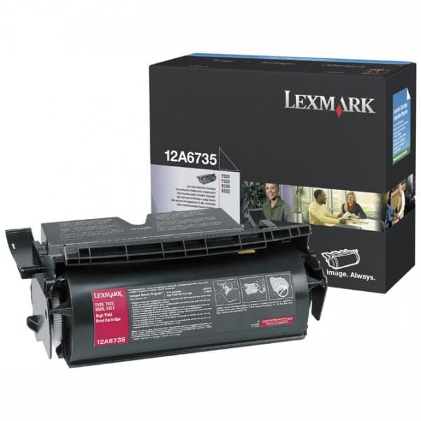 Lexmark oryginalny toner 12A6735, black, 20000s, Lexmark T520, T522, X520, X522s, O