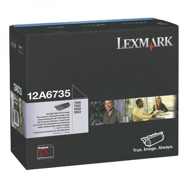 Lexmark oryginalny toner 12A6735, black, 20000s, Lexmark T520, T522, X520, X522s, O