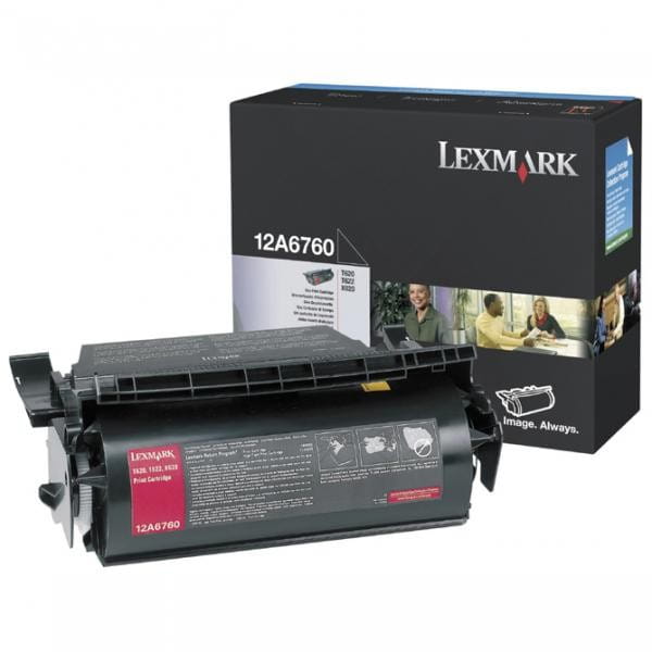 Lexmark oryginalny toner 12A6760, black, 10000s, Lexmark T620, T622, X620e, O