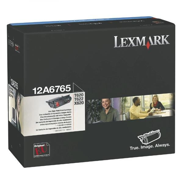 Lexmark oryginalny toner 12A6765, black, 30000s, Lexmark T620, T622, X620e, O
