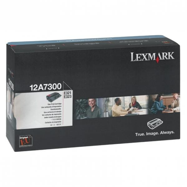 Lexmark oryginalny toner 12A7300, black, 3000s, Lexmark E321, E323, O