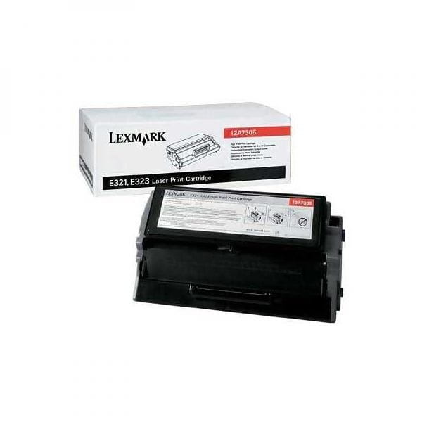 Lexmark oryginalny toner 12A7305, black, 6000s, Lexmark E321, E323, O