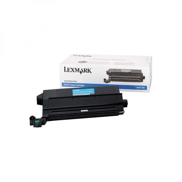Lexmark oryginalny toner 12N0768, cyan, 14000s, Lexmark Optra C910, C912, X912e, O