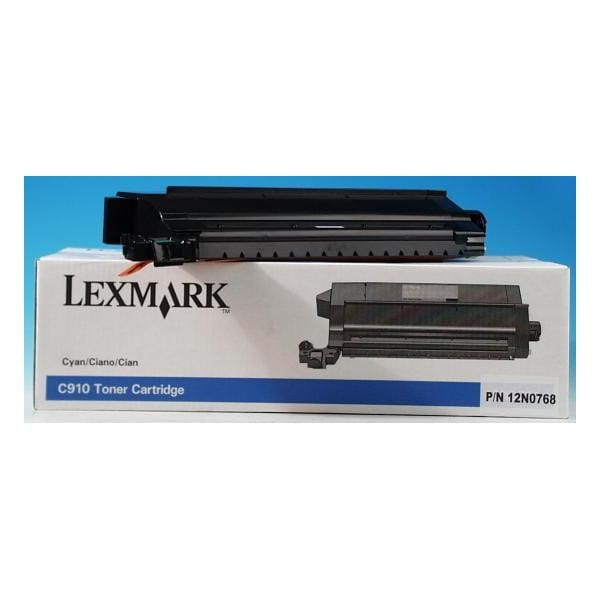 Lexmark oryginalny toner 12N0768, cyan, 14000s, Lexmark Optra C910, C912, X912e, O
