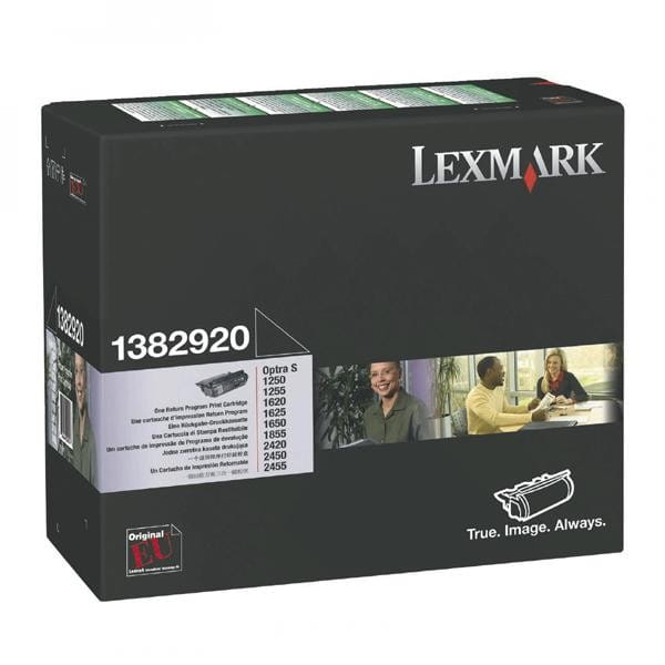 Lexmark oryginalny toner 1382920, black, 7500s, return, Lexmark Optra S 1250, 1255, 1620, 1855, 2420, 2455, O
