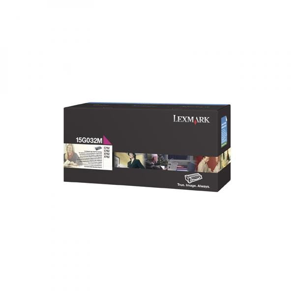 Lexmark oryginalny toner 15G032M, magenta, 15000s, high capacity, Lexmark C752, C762, X752e, X762e, O