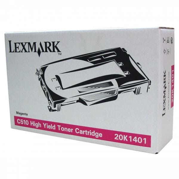 Lexmark oryginalny toner 20K1401, magenta, 6600s, Lexmark C510, O