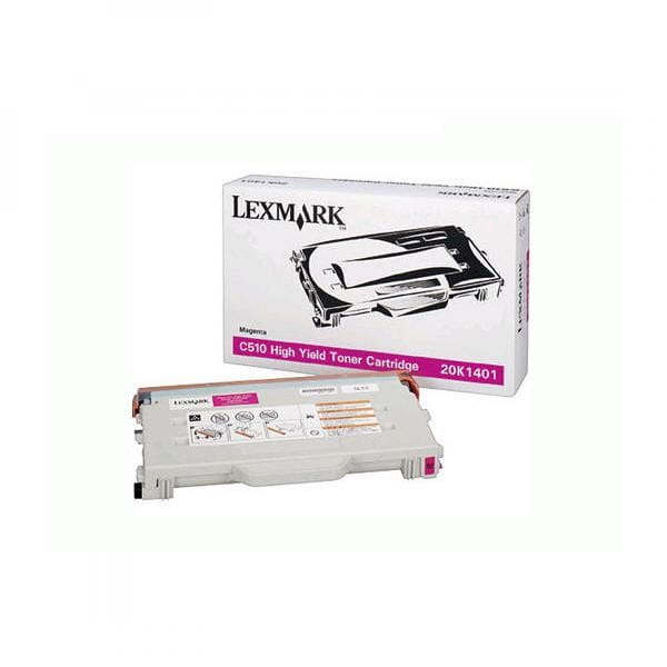 Lexmark oryginalny toner 20K1401, magenta, 6600s, Lexmark C510, O