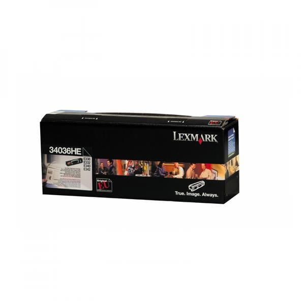 Lexmark oryginalny toner 34036HE, black, 6000s, Lexmark E330, E332n, E340, E342n, O