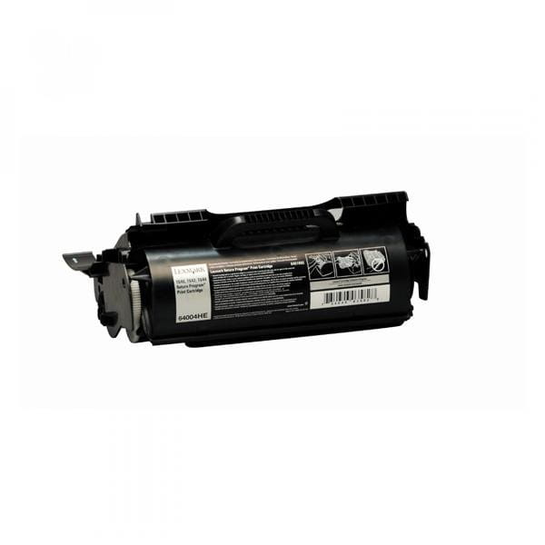 Lexmark oryginalny toner 64004HE, black, 21000s, naklejane etykiety, return, Lexmark T640, T642, T644, O