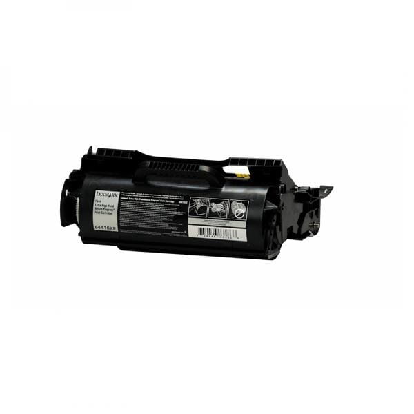 Lexmark oryginalny toner 64416XE, black, 32000s, return, Lexmark T644, O