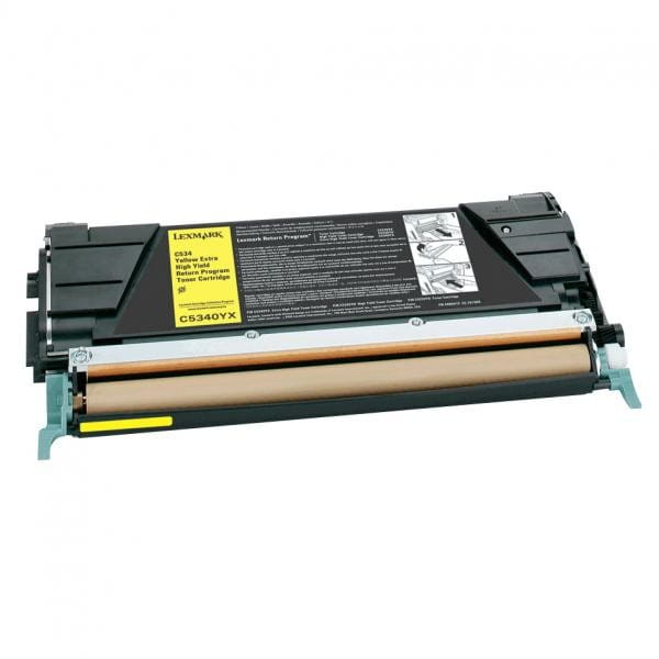 Lexmark oryginalny toner C5340YX, yellow, 7000s, return, Lexmark C534x, O