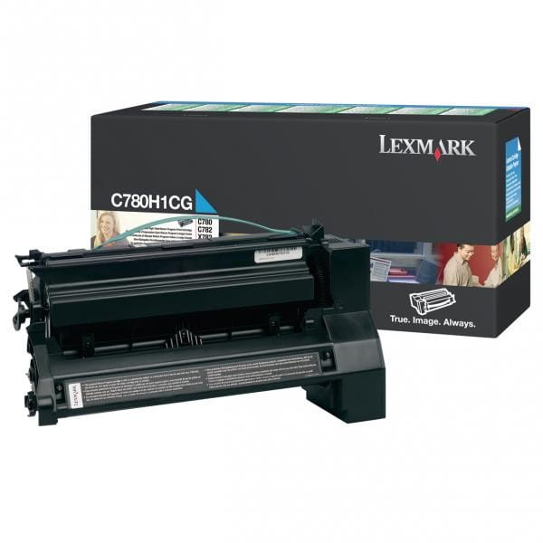 Lexmark oryginalny toner C780H1CG, cyan, 10000s, return, Lexmark C780, C782, O