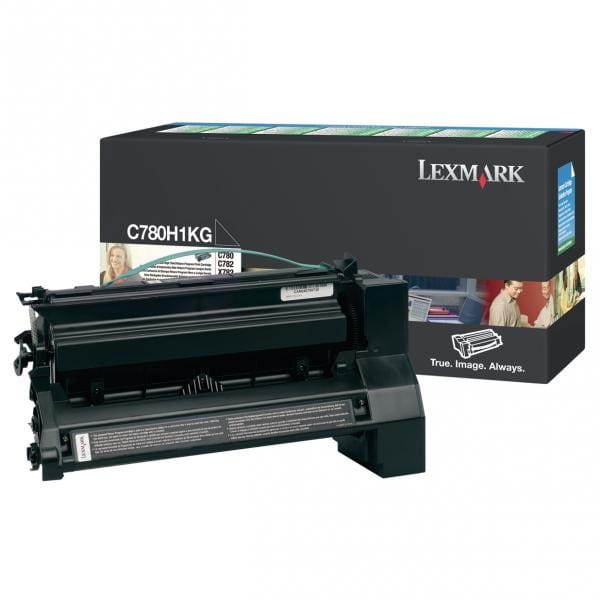 Lexmark oryginalny toner C780H1KG, black, 10000s, return, Lexmark C780, C782, O