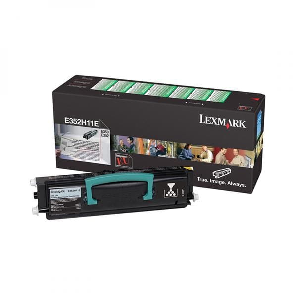 Lexmark oryginalny toner E352H11E, black, 9000s, return, Lexmark E35x, O