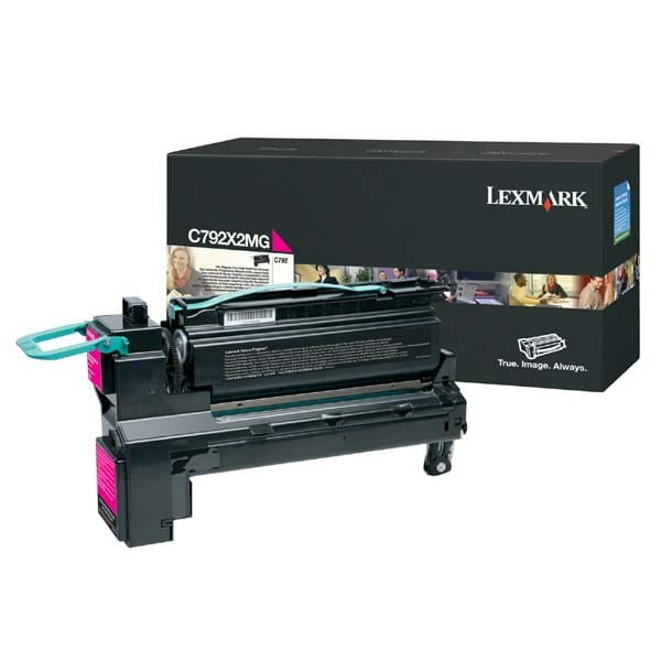 Lexmark oryginalny toner C792X2MG, magenta, 20000s, extra duża pojemność, Lexmark C792de, C792e, C792dhe, C792dte, O