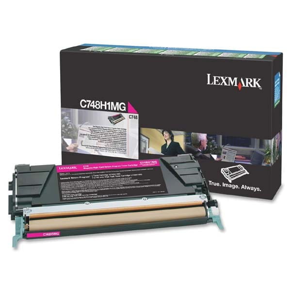 Lexmark oryginalny toner C748H1MG, magenta, 10000s, high capacity, return, Lexmark C748DE, C748DTE, C748E, O