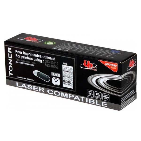 UPrint kompatybilny toner z 593-10312, black, 2500s, D.2130B, high capacity, dla Dell 2130CN, 2135, UPrint