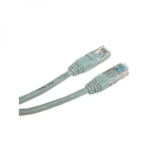 Przewód LAN UTP patchcord, Cat.5e, RJ45 M - RJ45 M, 15 m, nieekranowany, szary, Logo LOGO bag