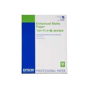 Epson Enhanced Matte Paper, biała, 50, szt. szt., C13S042095, do drukarek atramentowych, A2, A2, 192 g/m2