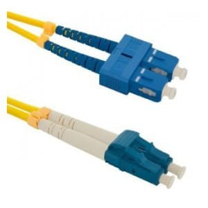 Patchcord Światłowodowy Qoltec SC/UPC-LC/UPC SM 9/125 G652D 1m