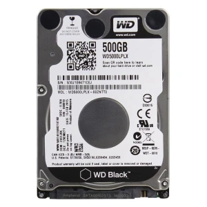 Western Digital wewnętrzny dysk twardy, WD Black, 2.5", SATA III, 500GB, WD5000LPLX
