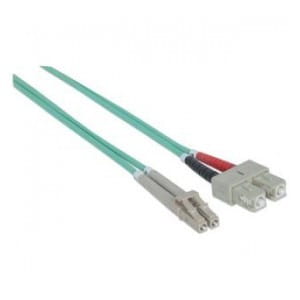 Światłowód krosowy TechlyPro LC-SC duplex 50/125 OM3, MM 1m