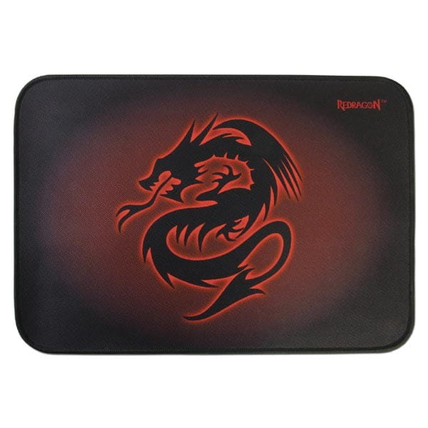 Podkładka pod mysz, Tiamat L, do gry, czarno-czerwona, 40x28cm, Redragon