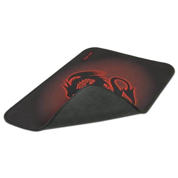 Podkładka pod mysz, Tiamat L, do gry, czarno-czerwona, 40x28cm, Redragon