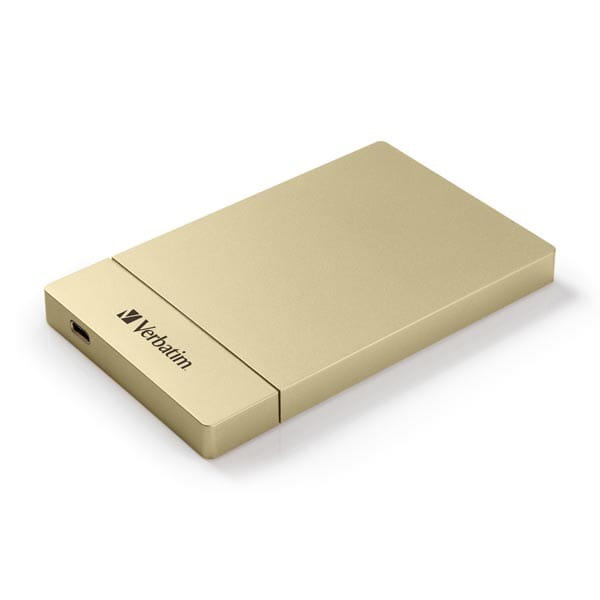 Verbatim metalowa obudowa, Store N Go, 2.5", USB 3.1 (3.2 Gen 2), 53104, złota, dla wewnętrznego dysku HDD i SSD