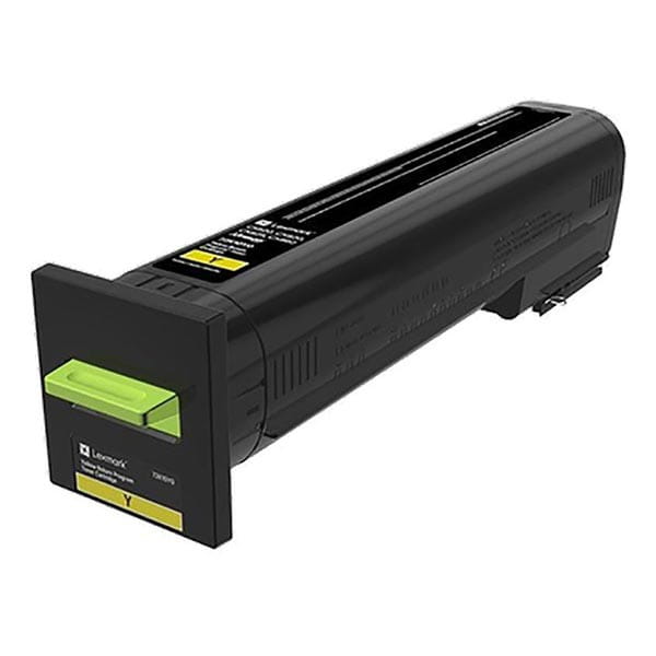 Lexmark oryginalny toner 72K20Y0, yellow, 8000s, extra duża pojemność, return, Lexmark CS820de,CS820dte,CS820dtfe,CX820de,CX820dtf