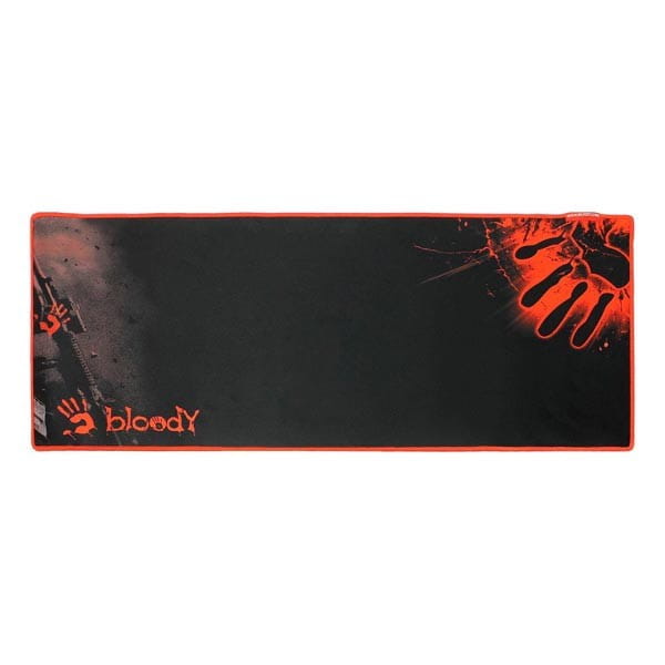 Podkładka pod mysz, B-087S, do gry, czarna, 30x70 cm, A4Tech
