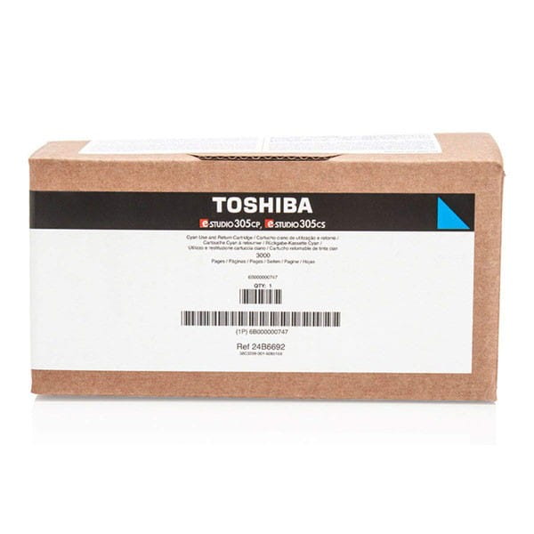 Toshiba oryginalny toner T305PCR, cyan, 3000s, Toshiba e-Studio 305 CP, 305 CS, 306 CS, 900g, O