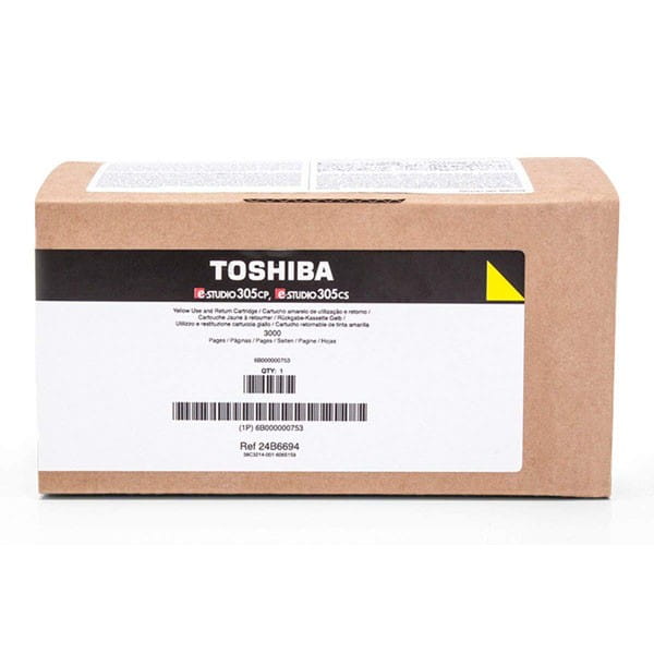 Toshiba oryginalny toner T305PYR, yellow, 3000s, Toshiba e-Studio 305 CP, 305 CS, 306 CS, 900g, O